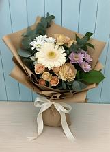 Букет цветов из:  Герберы и Хризантемы в Солигаличе