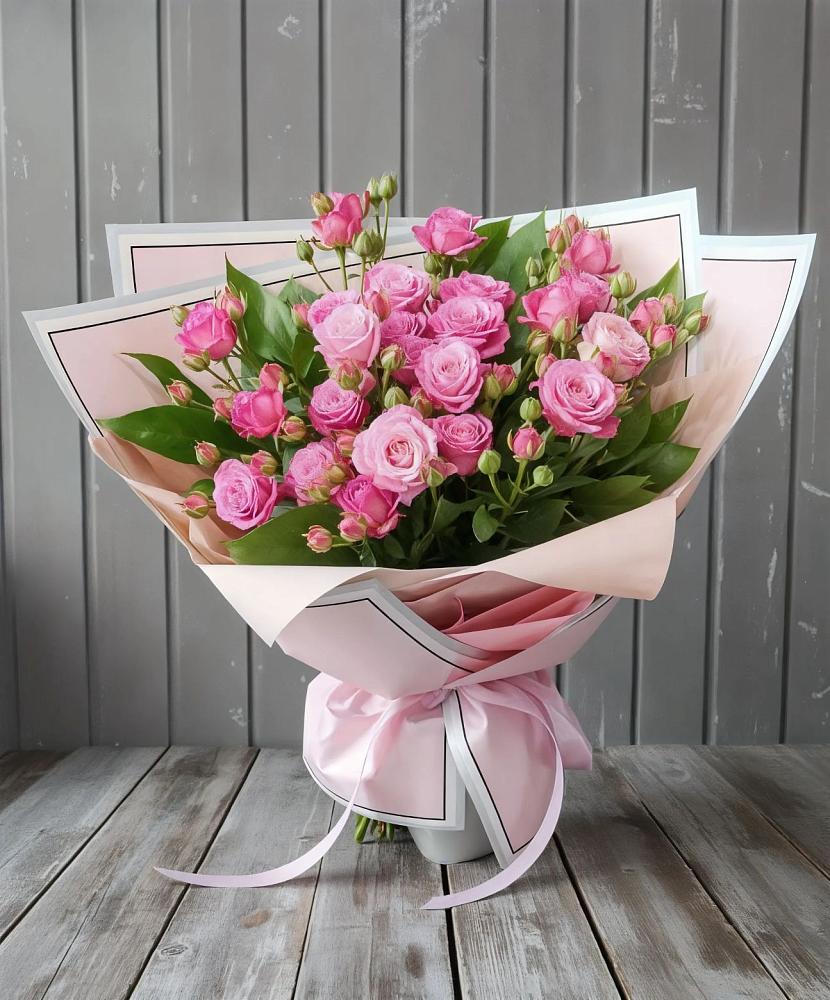 Букет Розовый кустик в Солигаличе