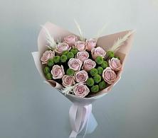 Букет цветов из:  Розы и Хризантемы в Солигаличе