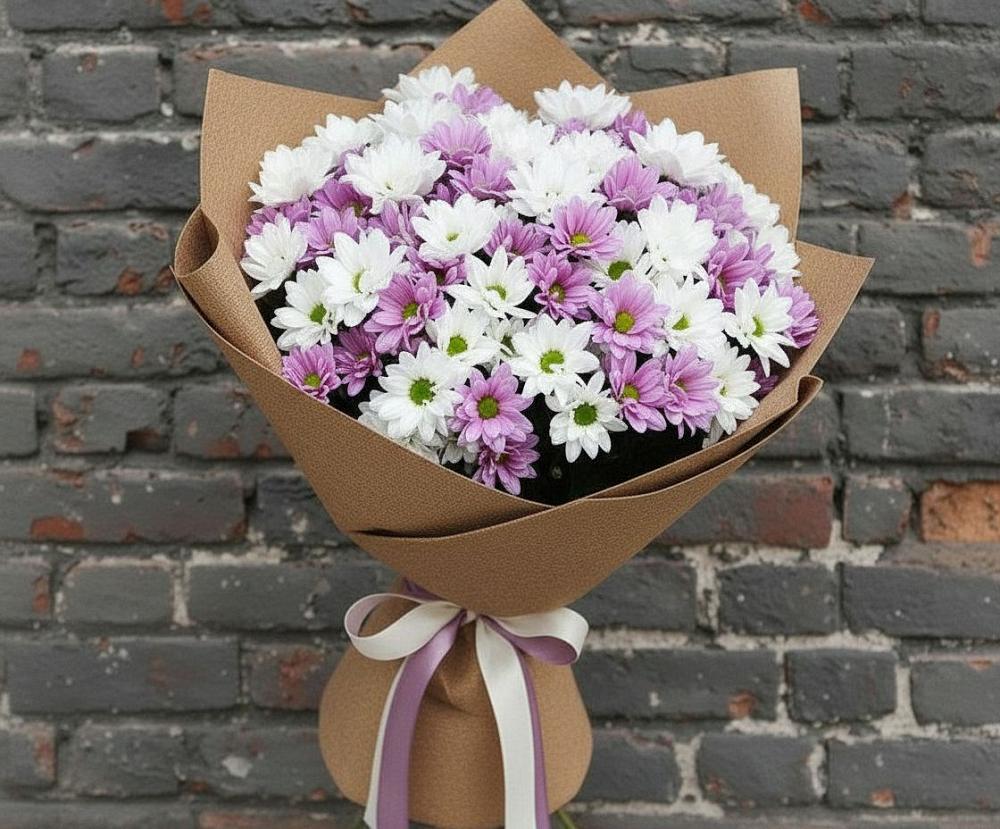 Букет цветов из: Хризантемы в Солигаличе