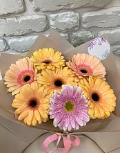 Букет цветов из:  Герберы #REPLACE_PRED# Солигаличе