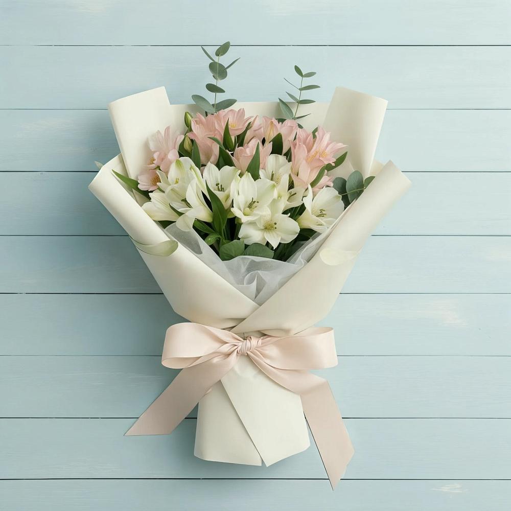 Букет цветов из: Альстромерии в Солигаличе